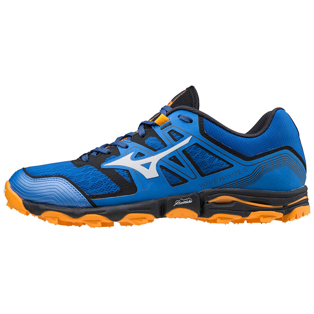 Panske Trail Bežecká Obuv Mizuno Wave Hayate 6 Modre/Oranžové Vypredaj BWFM20754